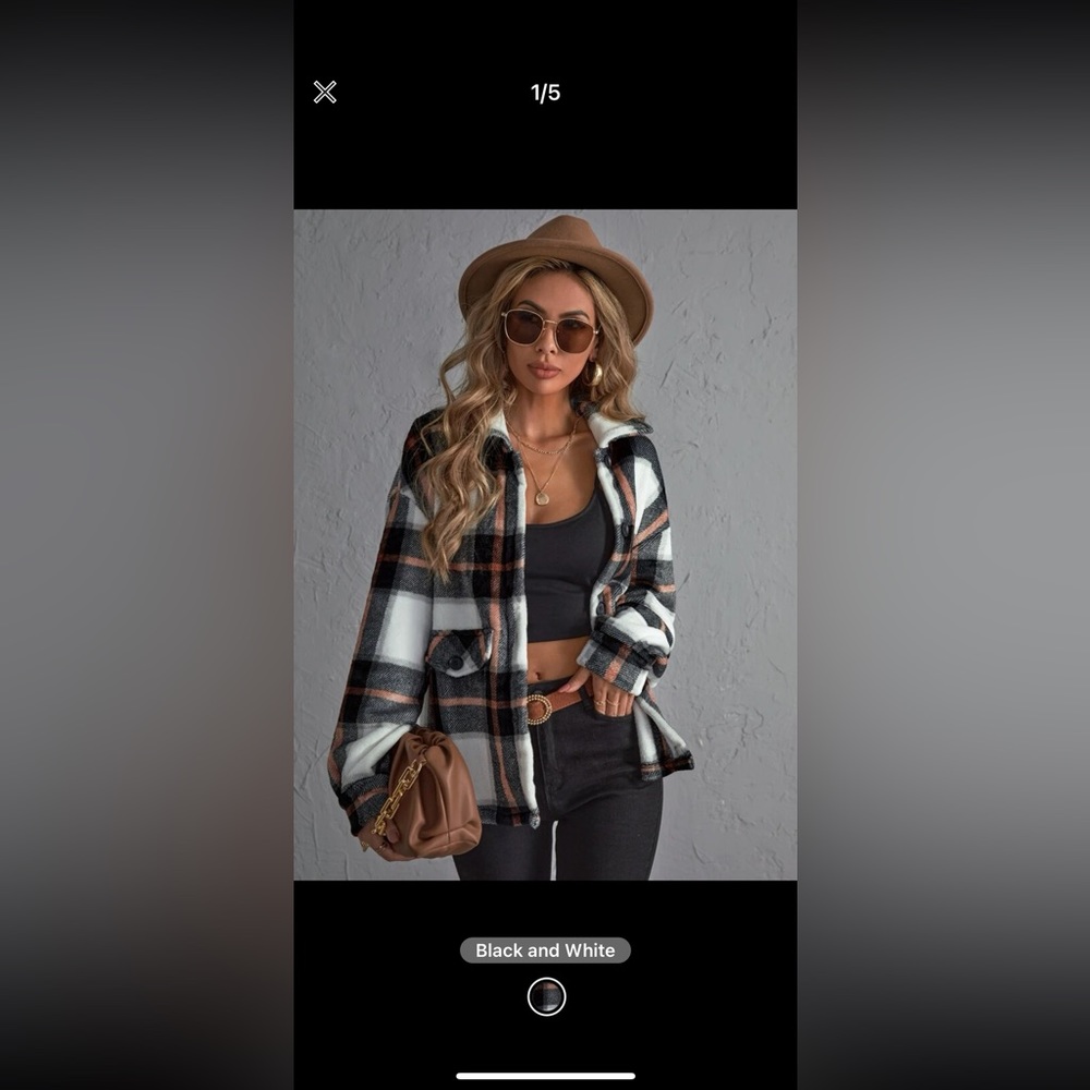 Shein Button Up Jacket